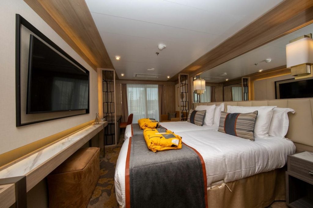 Veranda Suite onboard the World Explorer