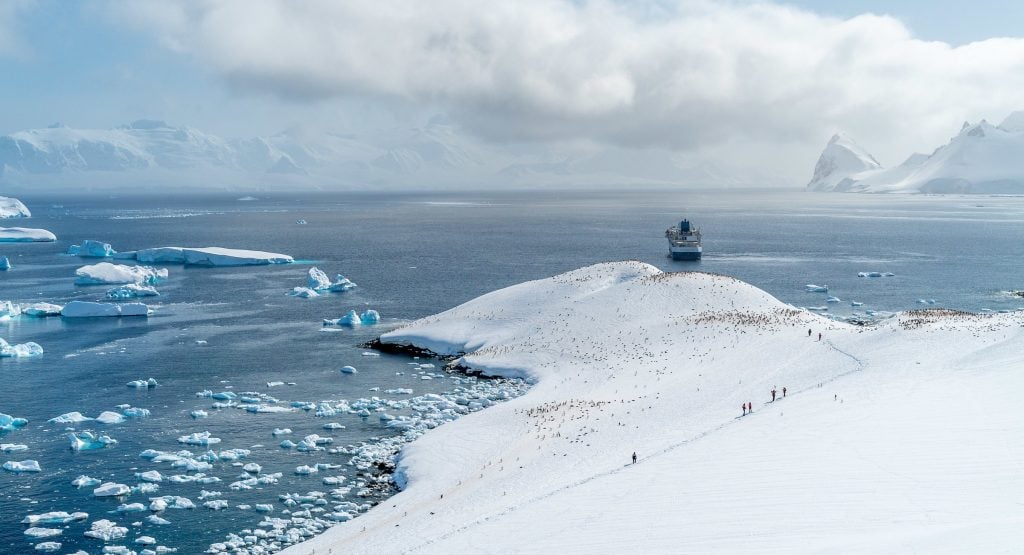 Cuverville Bay in Antarctica