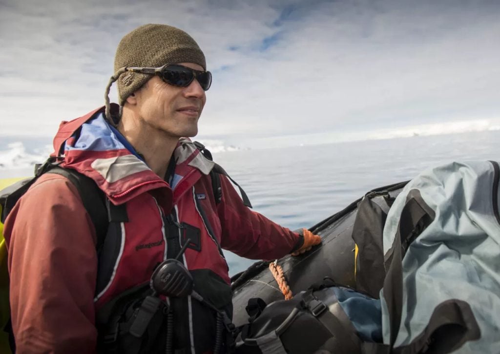Ted Cheeseman in Antarctica