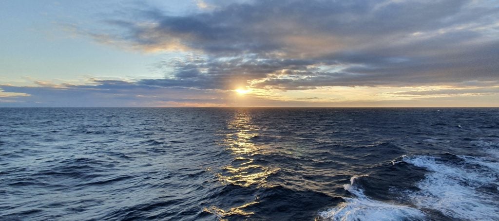 Sunset over the Drake Passage