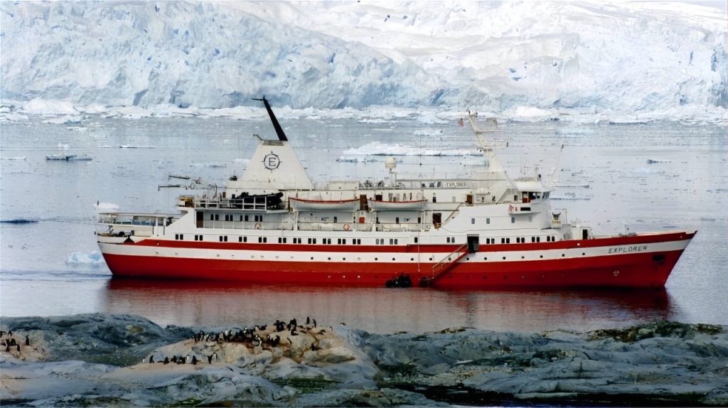 Lindblad World Explorer in Antarctica