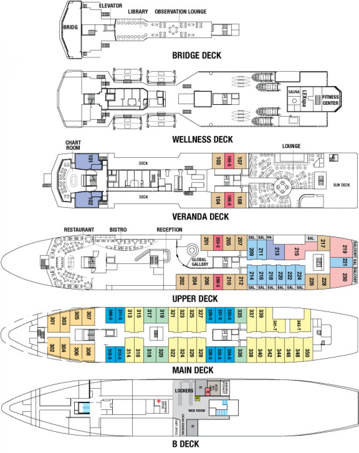 National Geographic Explorer - National Geographic Explorer Deck Plan